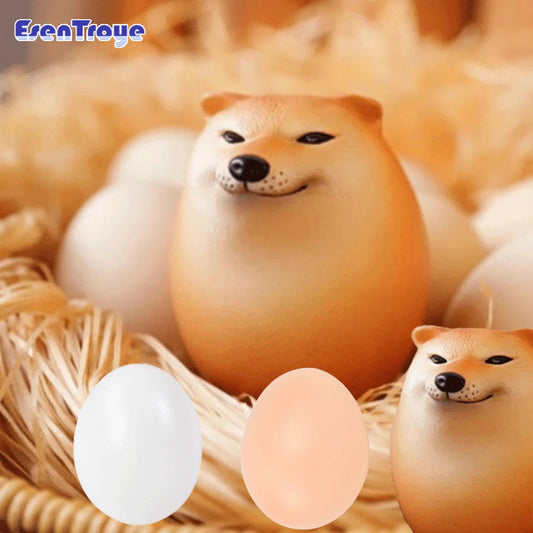 New Hilarious PU Press Slow Rebound Decompression Toy Shiba Inu Dog Egg Funny Desktop Ornaments Interesting Easter Egg Kids Gift