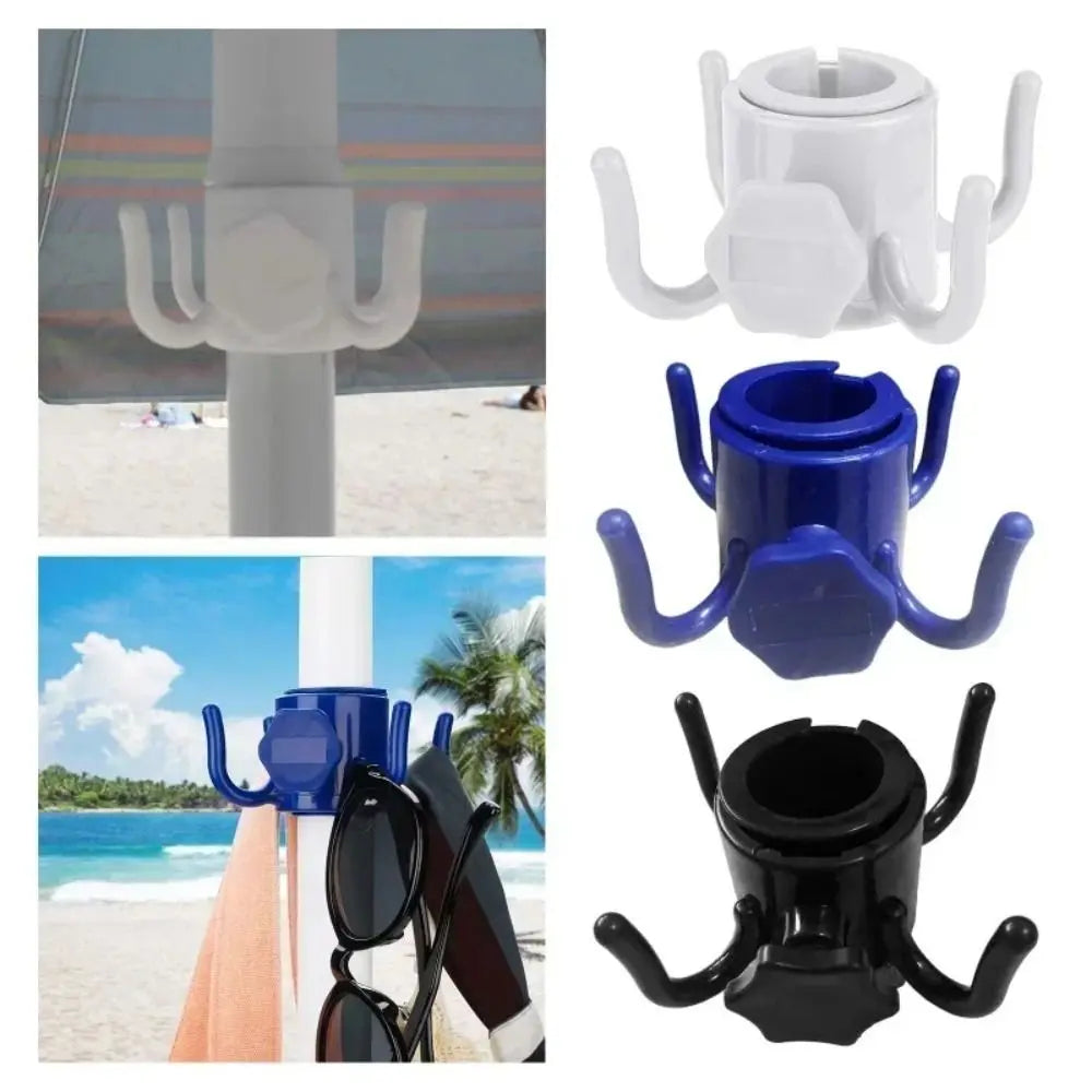 Outdoor Beach Umbrella Hooks Hanger Space-saving Useful Sun Umbrella Storage Holder Versatile Wear-resistant